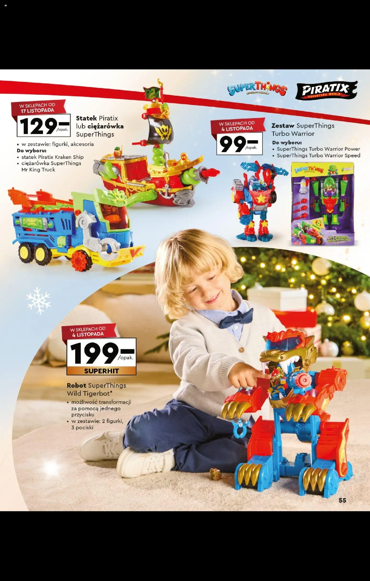 Biedronka gazetka - Kraina zabawek od 27.10.2025 | Strona: 55 | Produkty: Robot