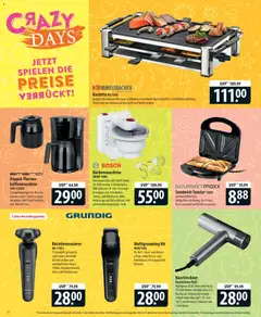 Famila Prospekt 	 ab 02.03.2026 gültig | Seite: 14 | Produkte: Kaffeemaschine, Batterie, Bad, Raclette