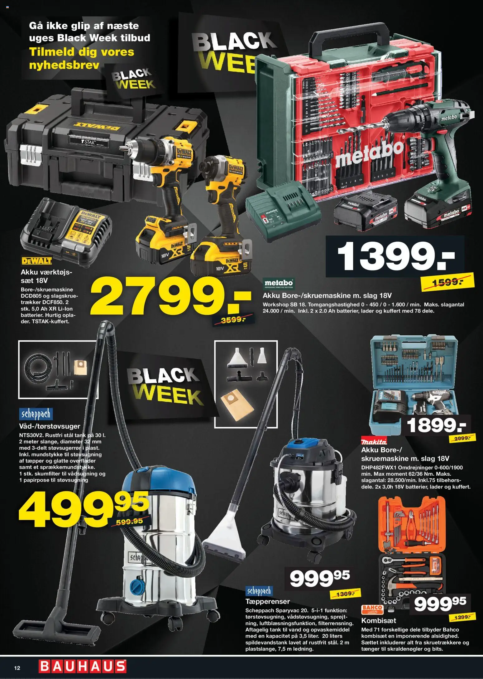 Bauhaus tilbudsavis – gyldig fra 21.11.2025 | Side: 12 | Produkter: Opvaskemiddel, Kuffert