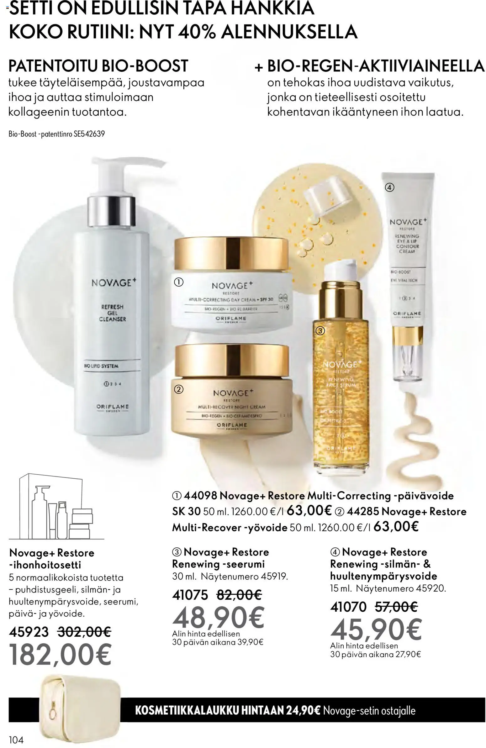 Oriflame - Esite 17 – voimassa 10.12.2025 alkaen | Sivu: 104 | Tuotteet: Yövoide, Seerumi