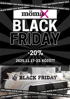 Mömax Black Friday - amely érvényes a következő dátumtól: 17.11.2025