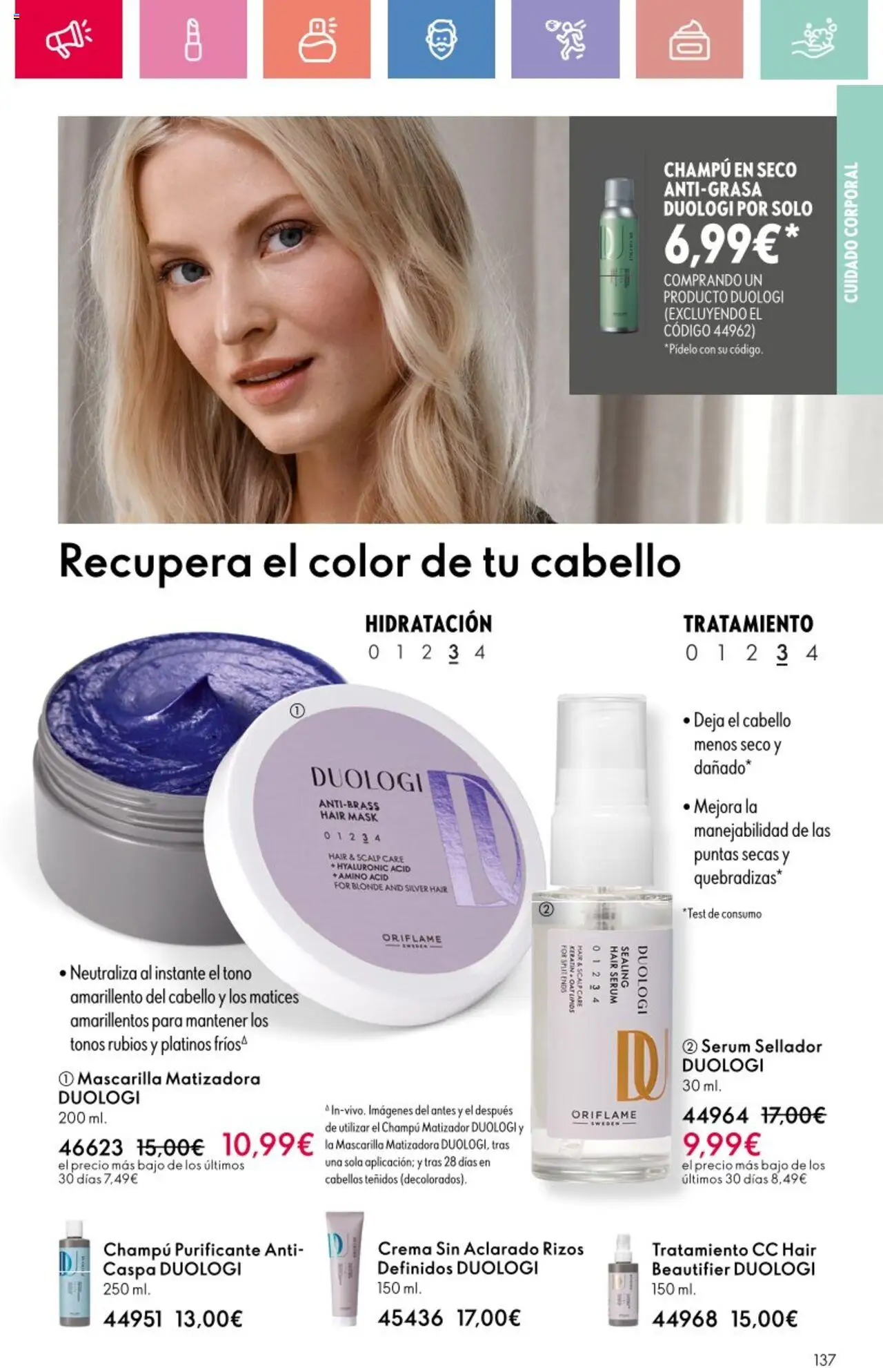 Oriflame - Catálogo Campaña 9 │ válido desde el 22.06.2025 | Página: 137 | Productos: Champú, Sérum, Crema