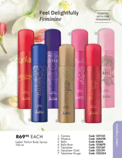 Justine specials catalogue – valid from 01.10.2025 | Page: 51 | Products: Body spray, Fragrance