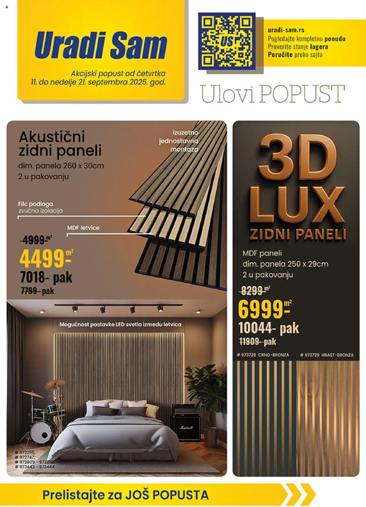 Uradi Sam katalog - važi od 11.09.2025 | Strana: 1