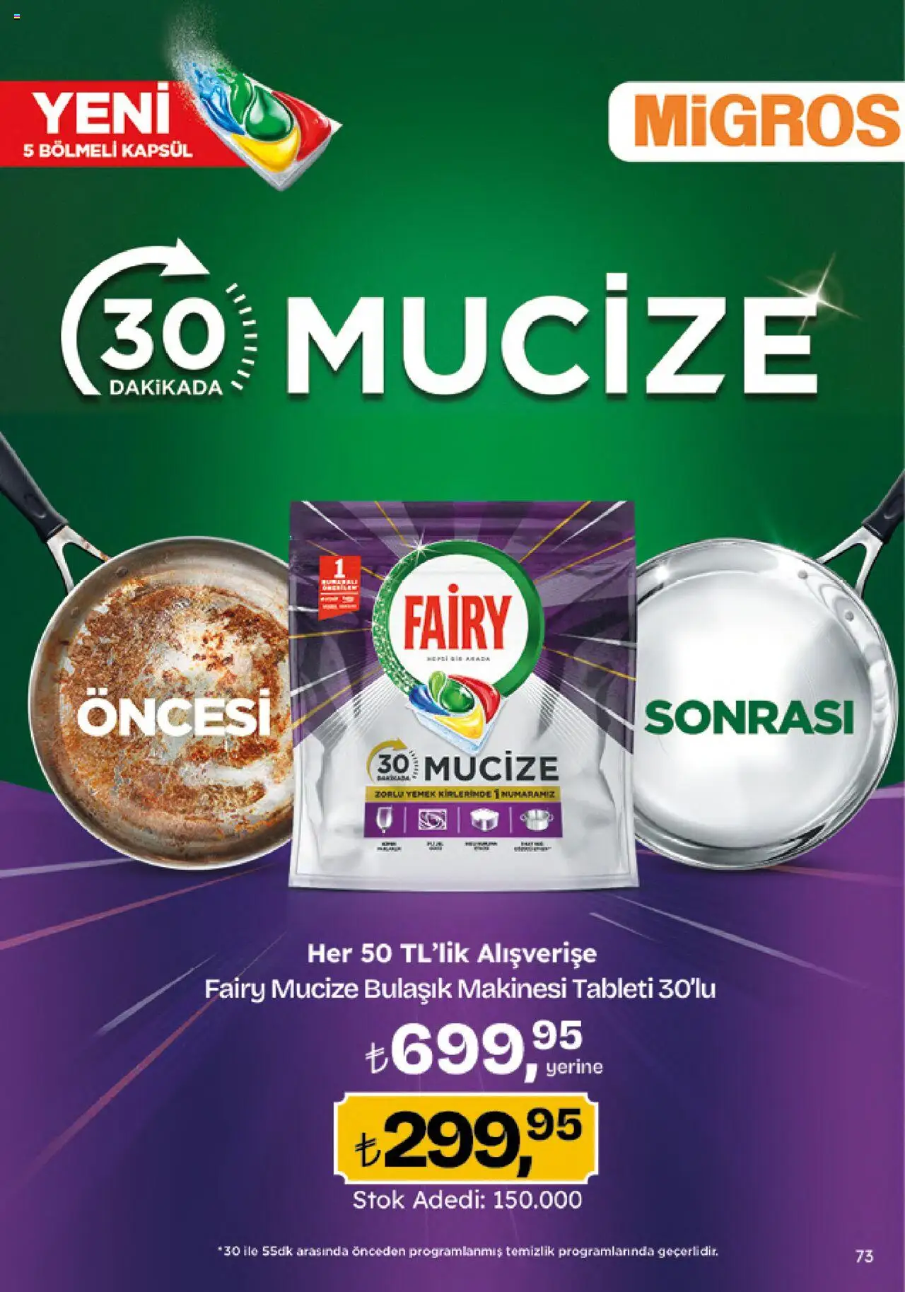 Migros Katalog - Migroskop - 11.09.2025 tarihinden itibaren geçerlidir | Sayfa: 73 | Ürünler: Bulaşık makinesi