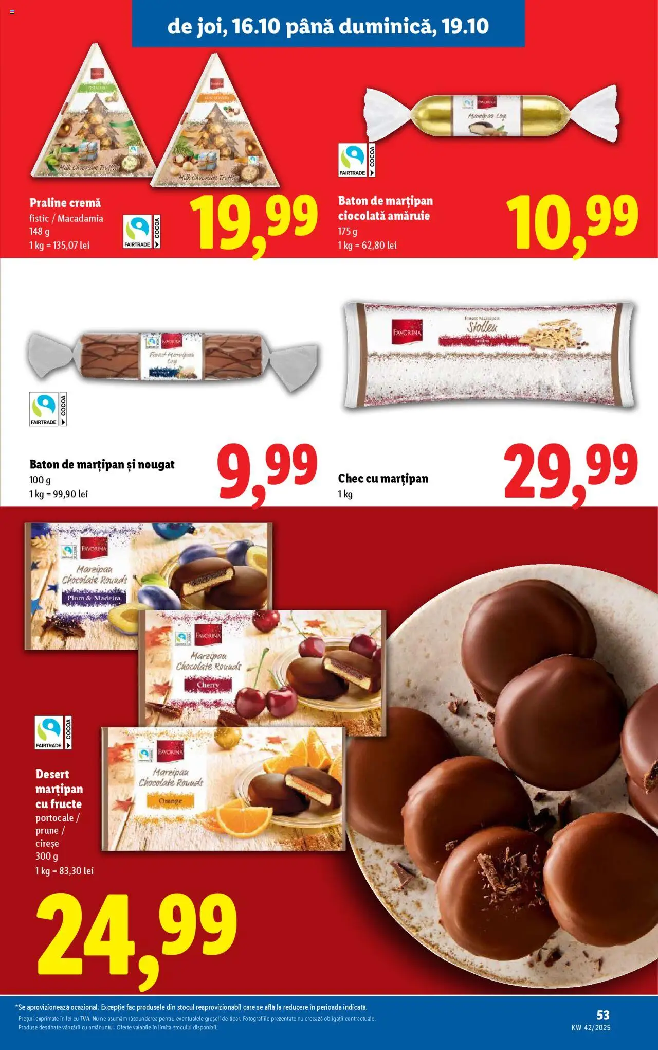 Noul catalog Lidl – valabil de la 13.10.2025 | Pagină: 53 | Produse: Portocale, Fistic, Prune, Cireșe