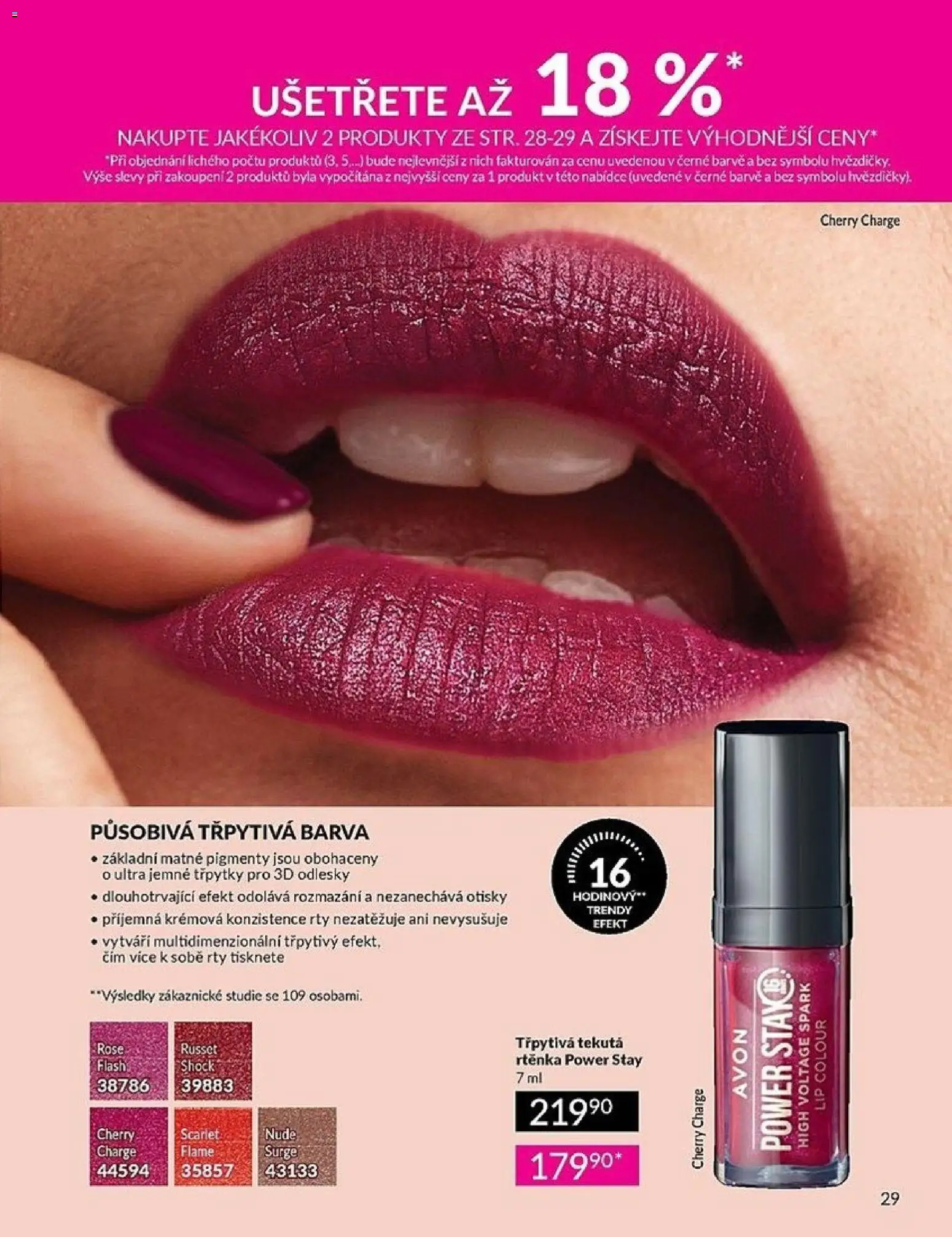 Avon Katalog 05/2026 od 01.05.2026 | Strana: 29 | Produkty: Rtěnka