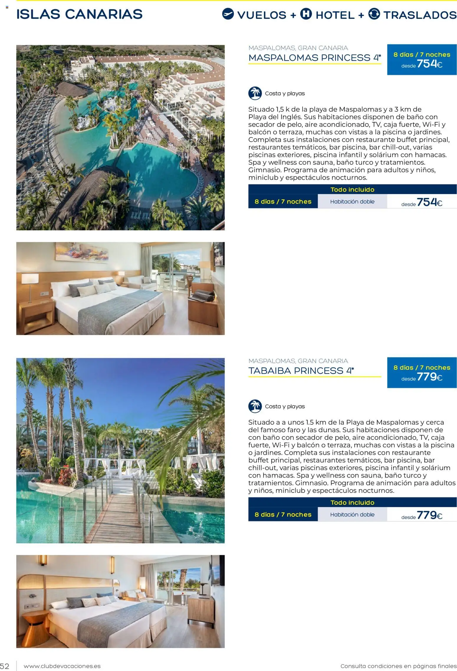 Viajes El Corte Inglés Club de Vacaciones │ válido desde el 01.02.2026 | Página: 52 | Productos: Caja, Baño