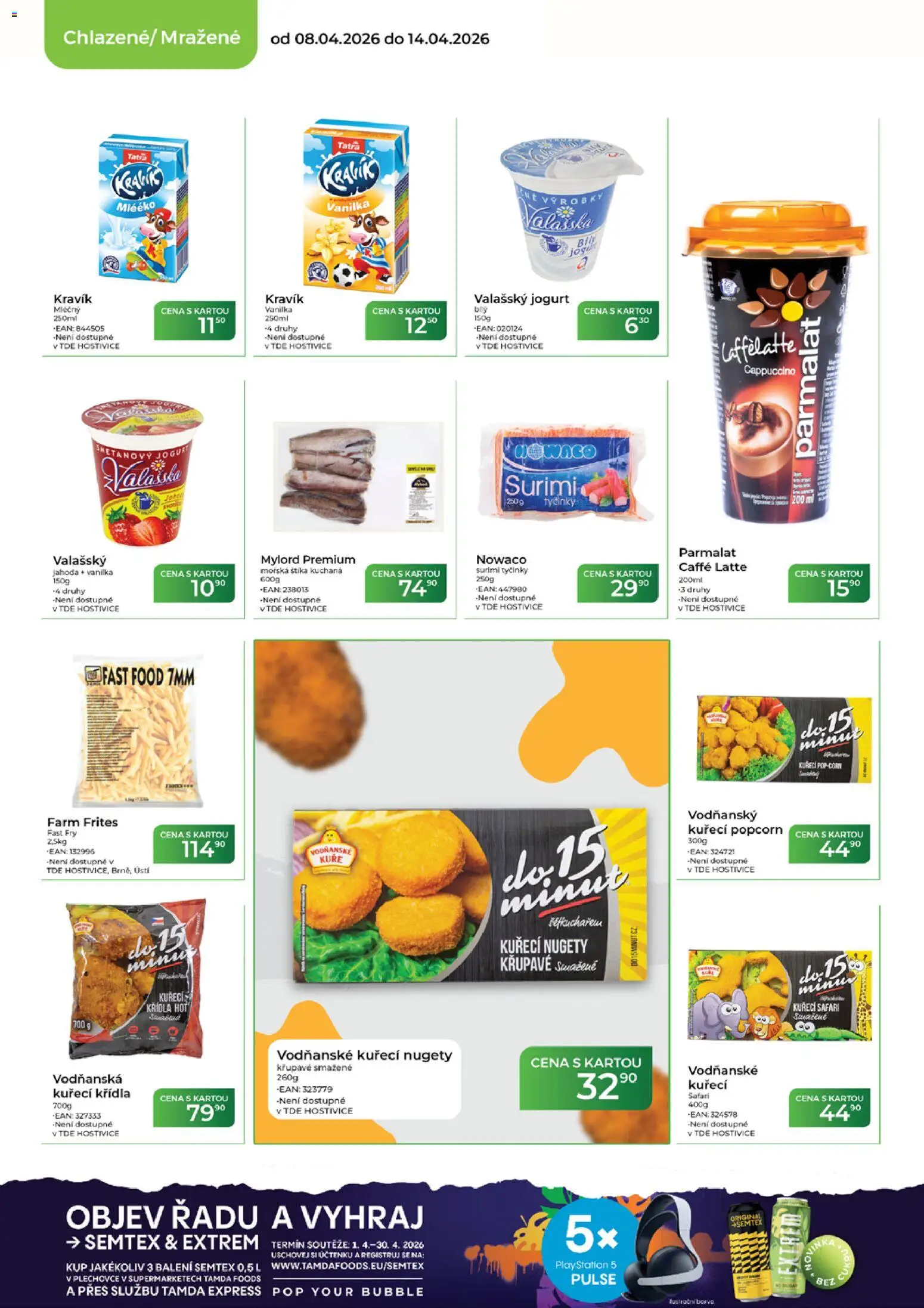 Tamda Foods leták od 08.04.2026 | Strana: 22 | Produkty: Surimi tyčinky, Surimi, Kuře, Nugety