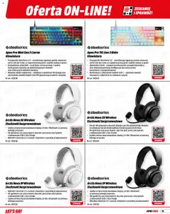 Media Markt promocje od 01.07.2025 | Strona: 13 | Produkty: Klawiatura, Słuchawki, Słuchawki bezprzewodowe, Gry