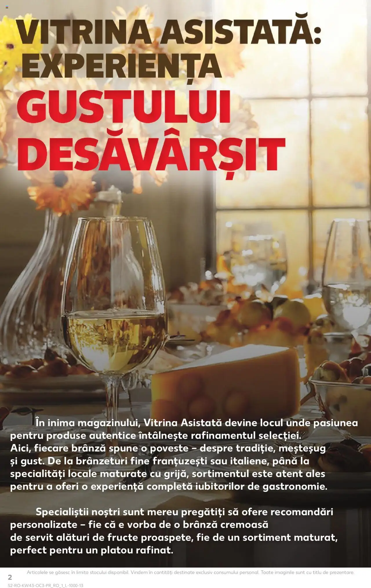 Noul catalog Kaufland – valabil de la 22.10.2025 | Pagină: 2 | Produse: Vitrină, Brânză, Fructe