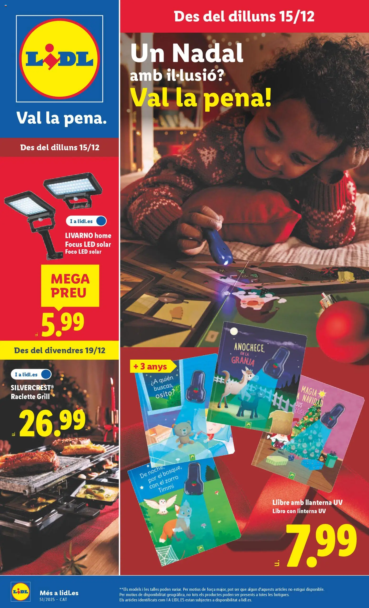 Lidl folleto de bazar │ válido desde el 15.12.2025 | Página: 1