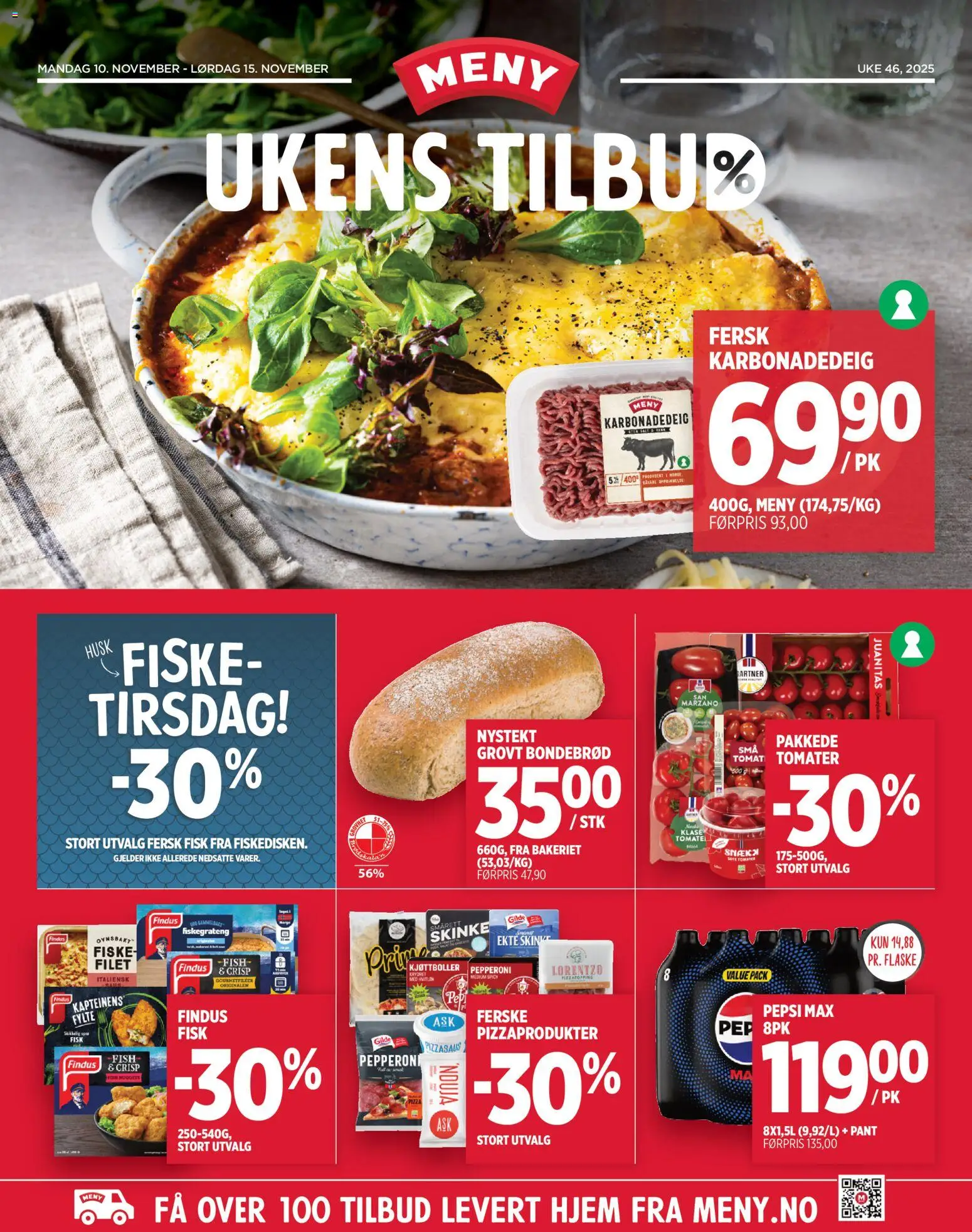 {H1} | Side: 1 | Produkter: Fisk, Teniși, Кухоль, Форель