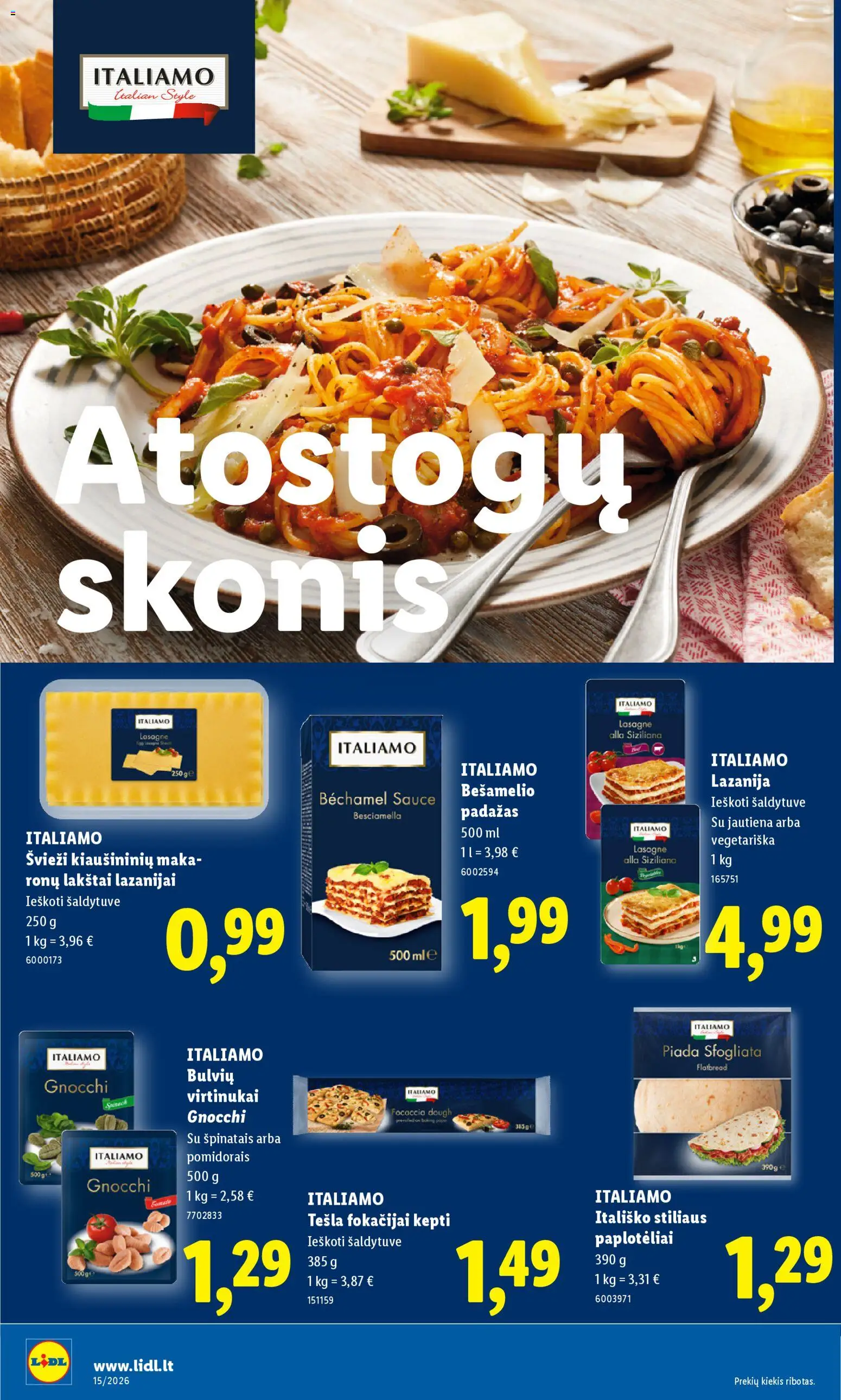 LIDL akcijos nuo 06.04.2026 | Puslapis: 12 | Prekių: Padažas, Jautiena