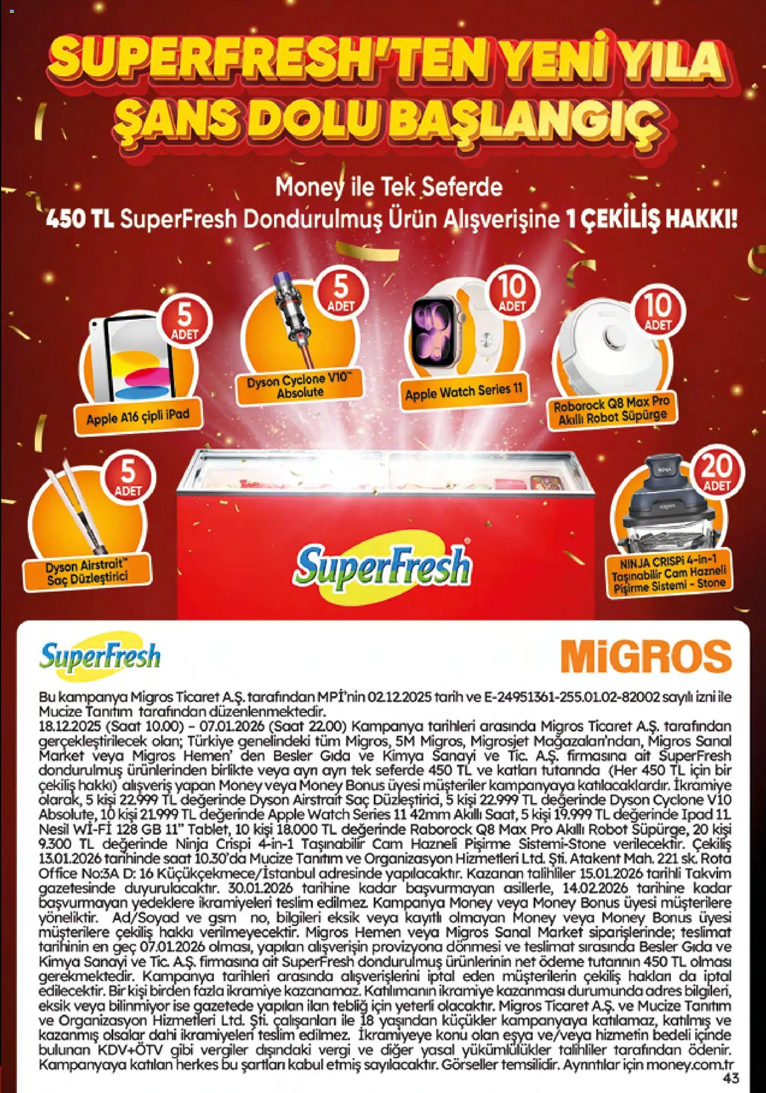 Migros Katalog - Migroskop - 18.12.2025 tarihinden itibaren geçerlidir | Sayfa: 43