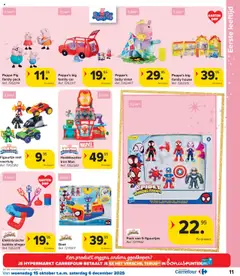 Carrefour - Hypermarkten Speelgoedcatalogus - Voorbeeld van een folder van Carrefour, geldig van 15.10.2025 | Pagina: 11 | Producten: Boot