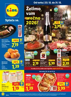 Lidl katalog akcije – veljaven od 23.12.2025