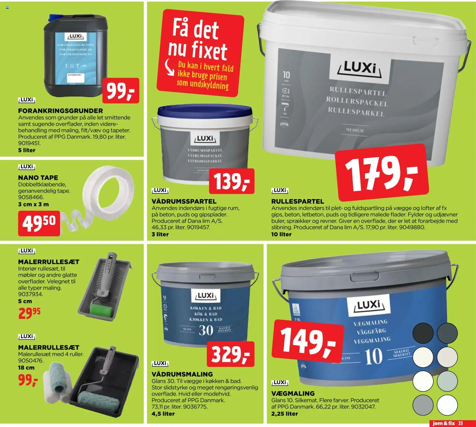 Jem & fix tilbudsavis – gyldig fra 26.04.2026 | Side: 33 | Produkter: Søm, Bad