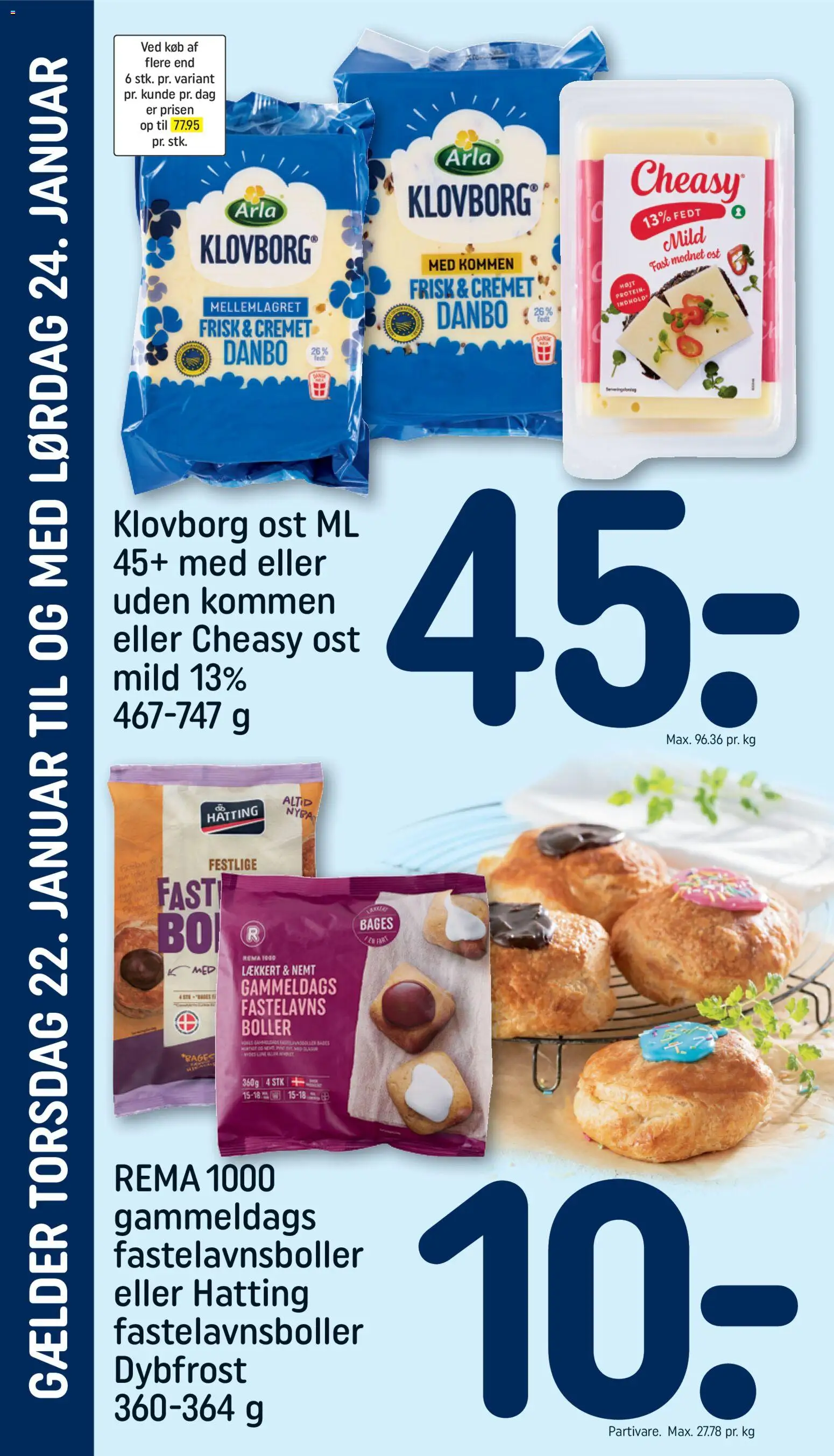 Rema 1000 tilbudsavis – gyldig fra 18.01.2026 | Side: 26 | Produkter: Ost