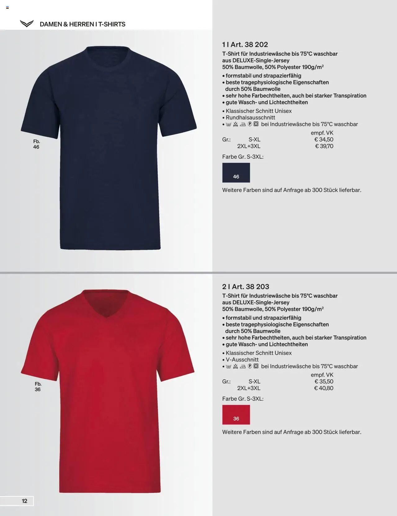Trigema Prospekt 	 - gültig ab dem 01.09.2025 | Seite: 12 | Produkte: Shirt, Sakko