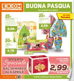Anteprima del volantino Ekom volantino Toscana valido a partire dal 24.03.2026