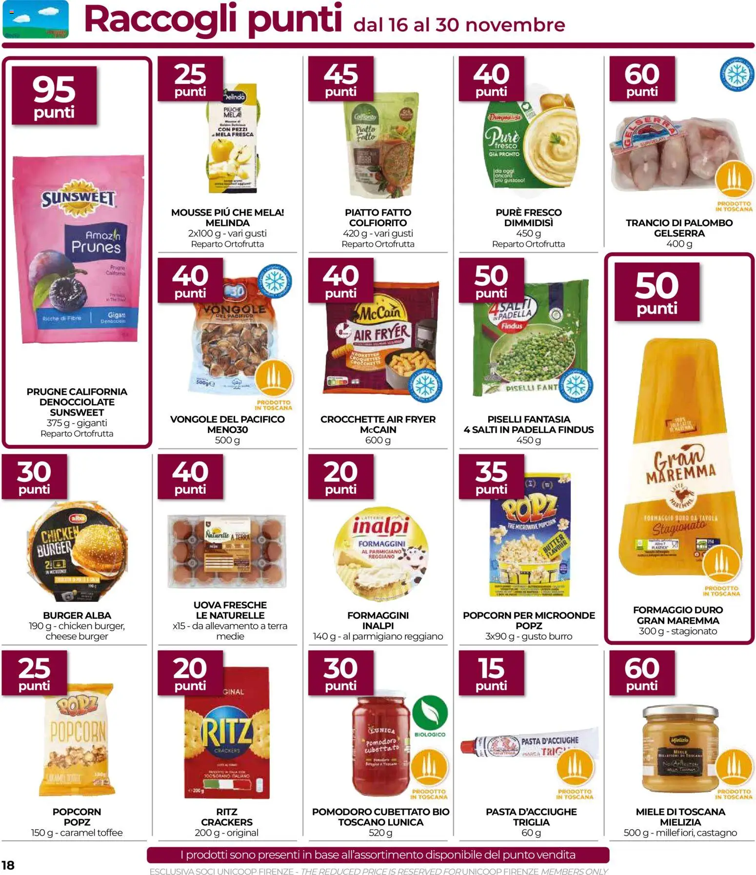 Volantino COOP del 20.11.2025 | Pagina: 18 | Prodotti: Pomodoro, The, Piselli, Terra