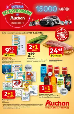 Pogląd oferty "Auchan Gazetka - Pewność niskich cen Hipermarket" - ważna od 30.10.2025