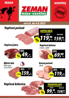 Náhled letáku Prodejny Zeman leták od 04.08.2025