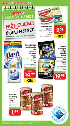 Mjesečne uštede Spar - Pregled kataloga iz trgovine Spar, vrijedi od 07.01.2026 | Stranica: 4