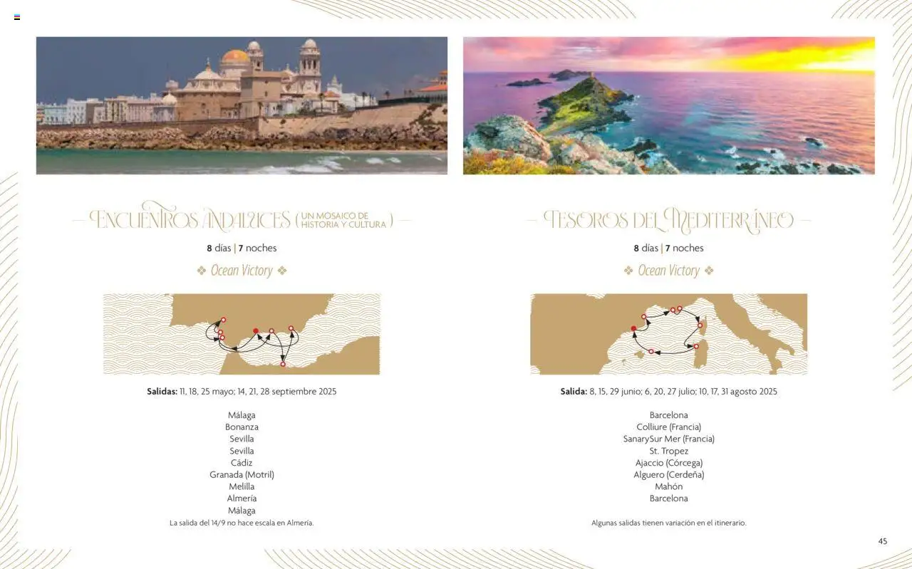 Viajes El Corte Inglés Cruceros de lujo │ válido desde el 01.01.2025 | Página: 46