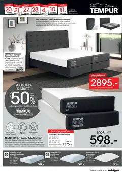 Zurbrüggen Tempur Fachberatertage ab 06.03.2026 gültig | Seite: 3 | Produkte: Matratze, Boxspringbett, Liege