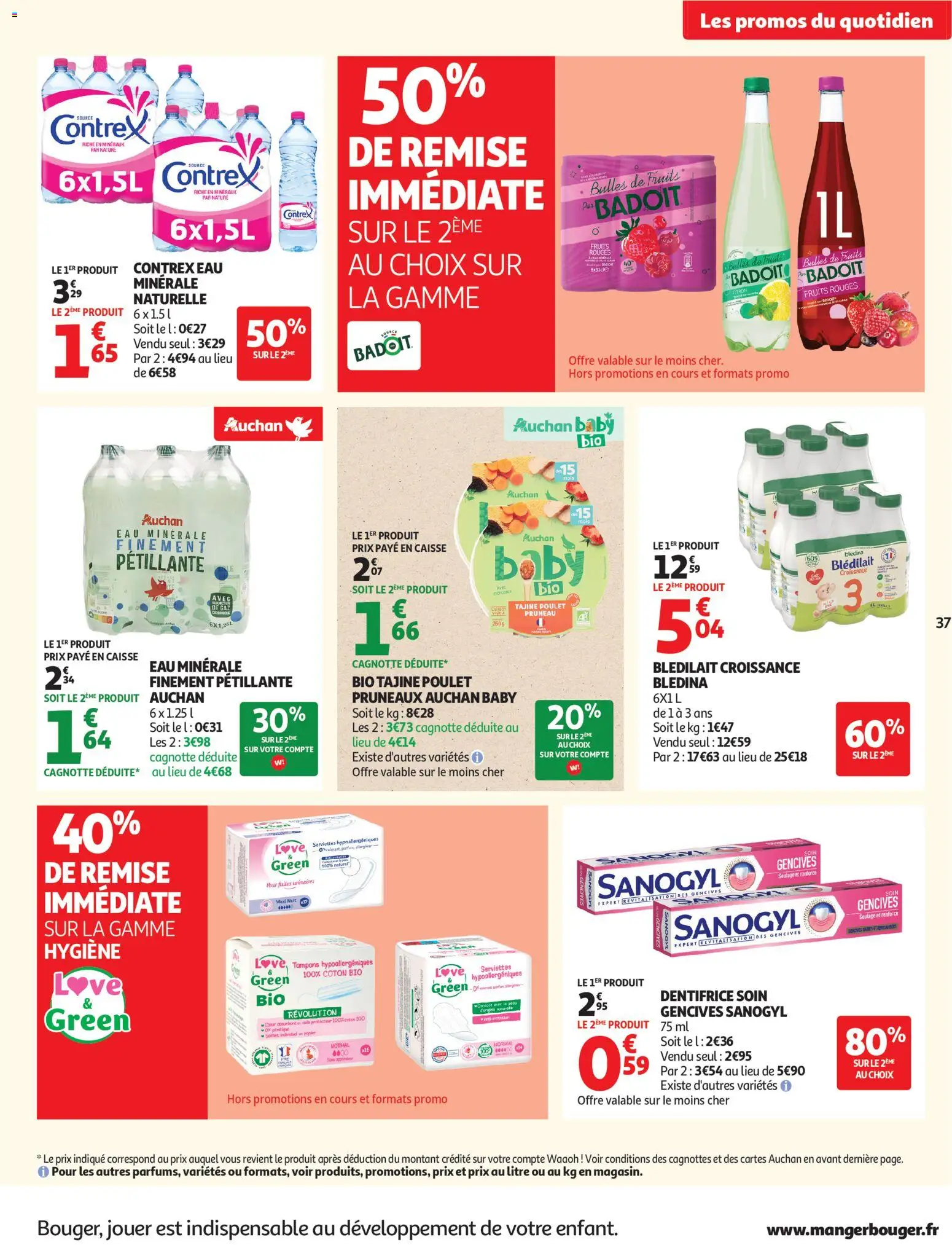 {H1} | Page: 37 | Produits: Eau minérale, Tajine, Coton, Dentifrice