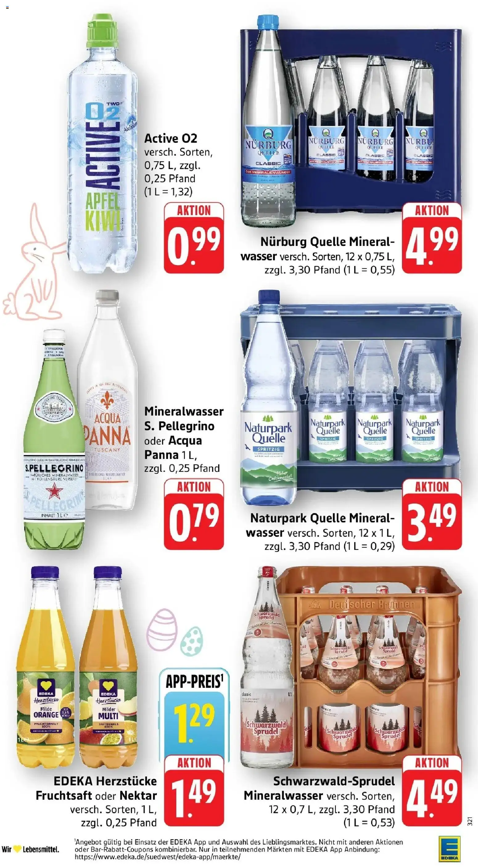 Edeka prospekt Bitburg	 – gültig ab 22.03.2026 | Seite: 33 | Produkte: Äpfel, Mineralwasser, Wasser, Fruchtsaft