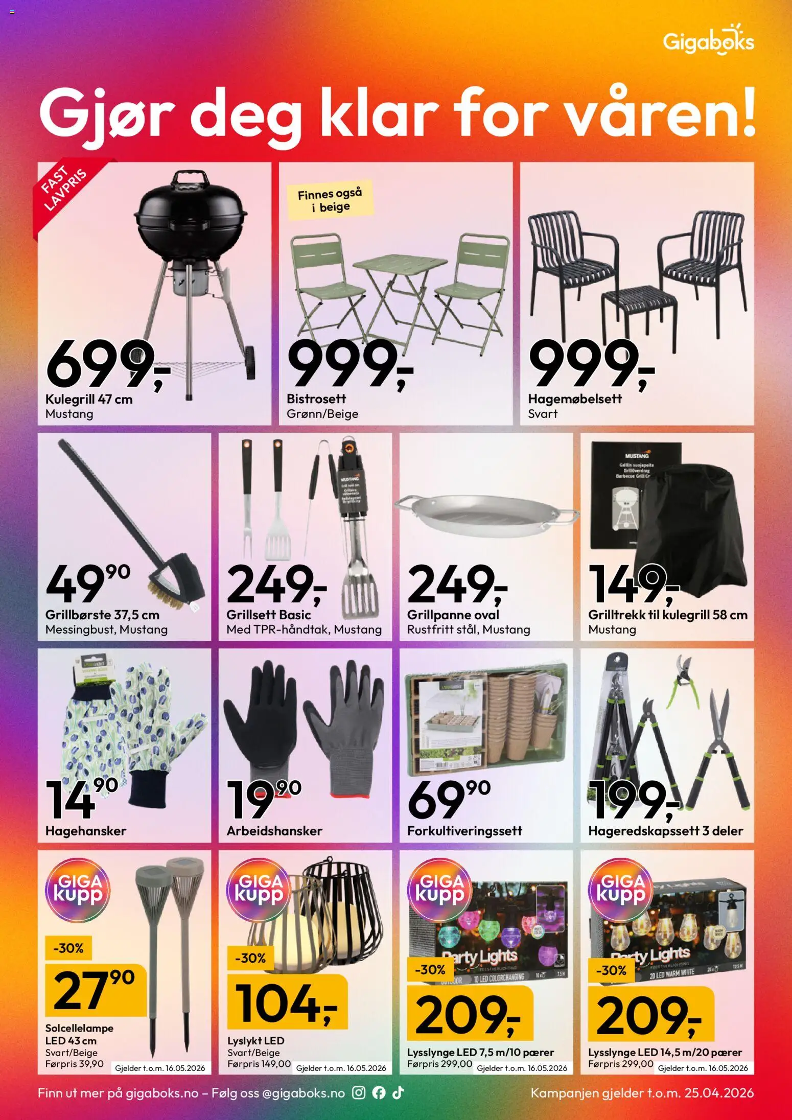 {H1} | Side: 7 | Produkter: Guirlande lumineuse, Pærer, Grill