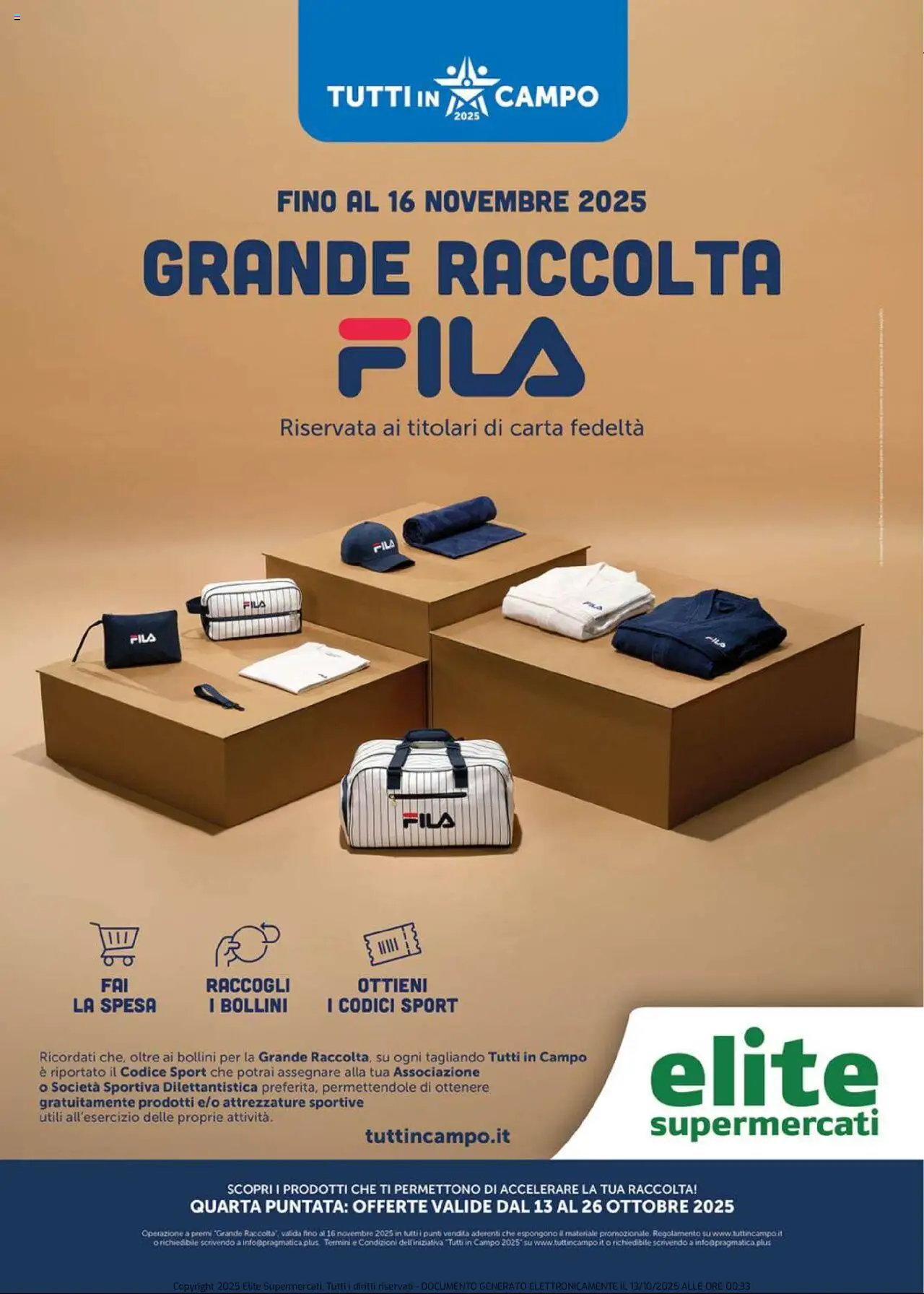 Volantino Elite Supermercati del 13.10.2025 | Pagina: 1