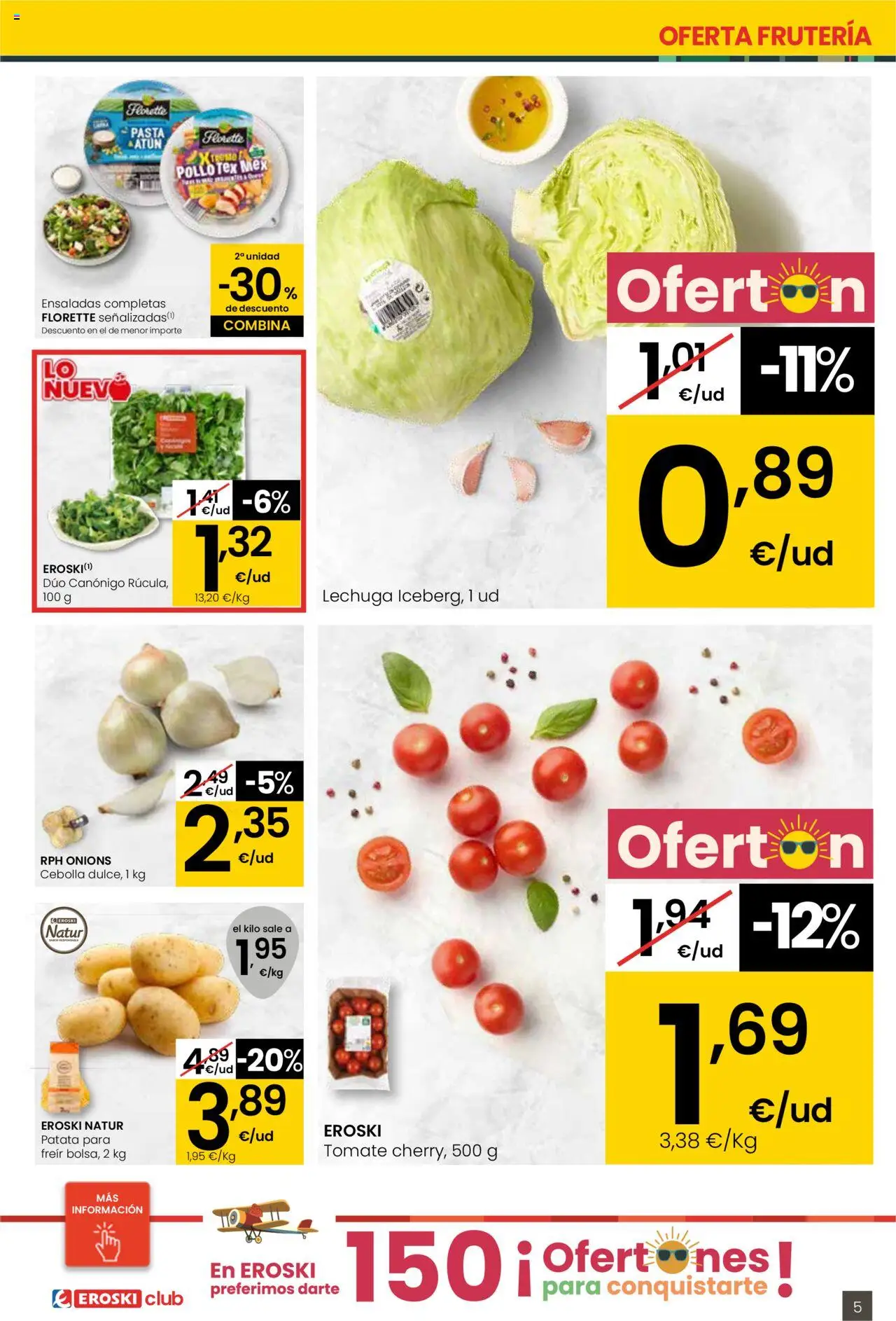 Eroski folleto │ válido desde el 29.05.2025 | Página: 5 | Productos: Pasta, Παγωμένο τσάι