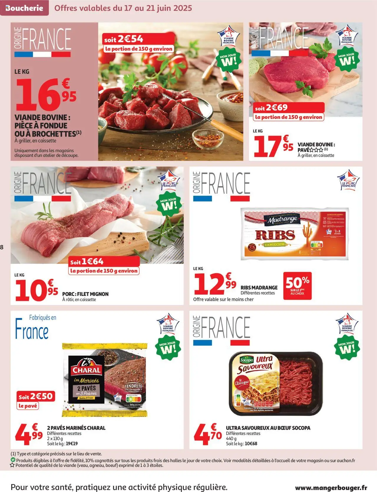  | Page: 8 | Produits: Viande, Filet mignon, Porc, Porc filet mignon
