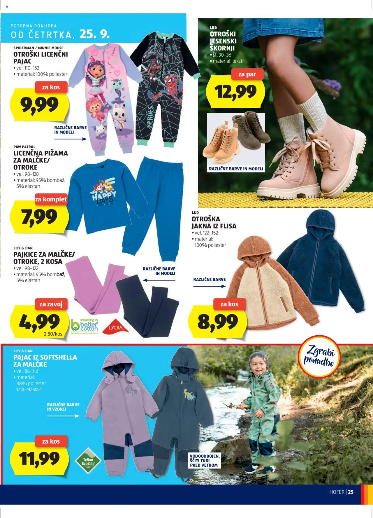 Hofer SI katalog | vrijedi od 18.09.2025 | Stranica: 25 | Proizvodi: Jakna