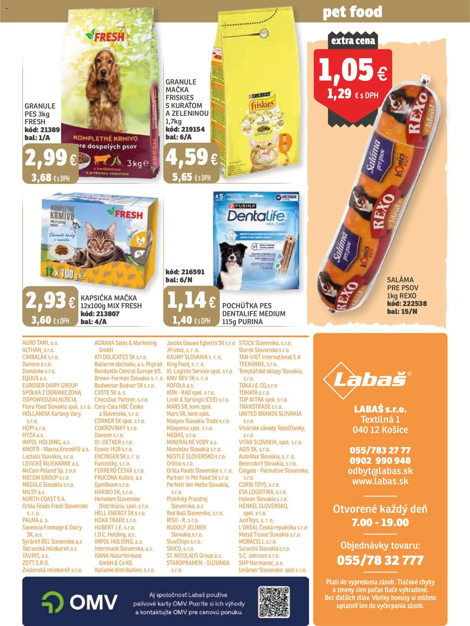 Nové Labaš akcie – leták je platný od 14.11.2025 | Strana: 43 | Produkty: Friskies, Red Bull, Kofola, Staropramen