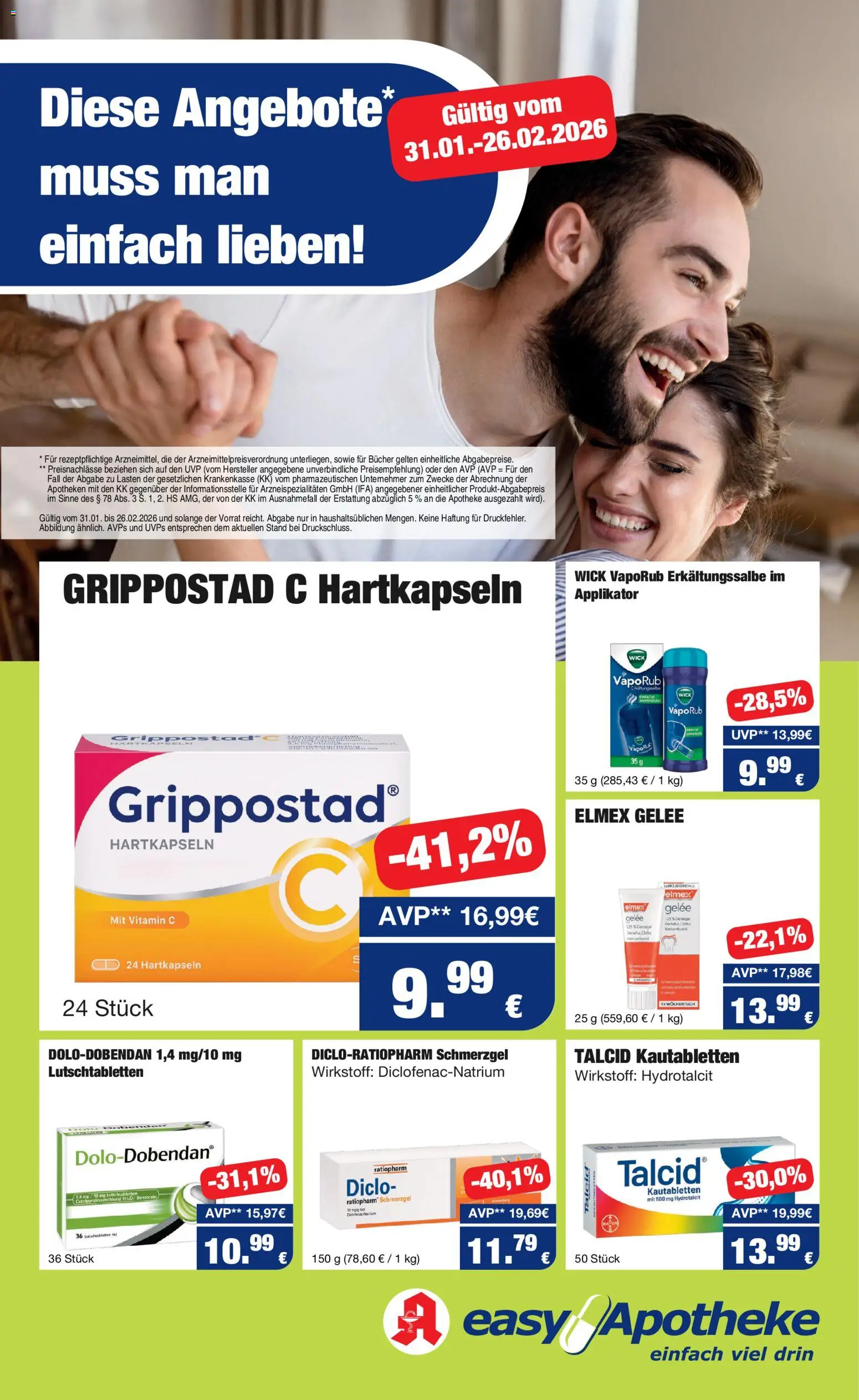 Easy Apotheke Prospekt 	 – gültig ab 31.01.2026 | Seite: 1