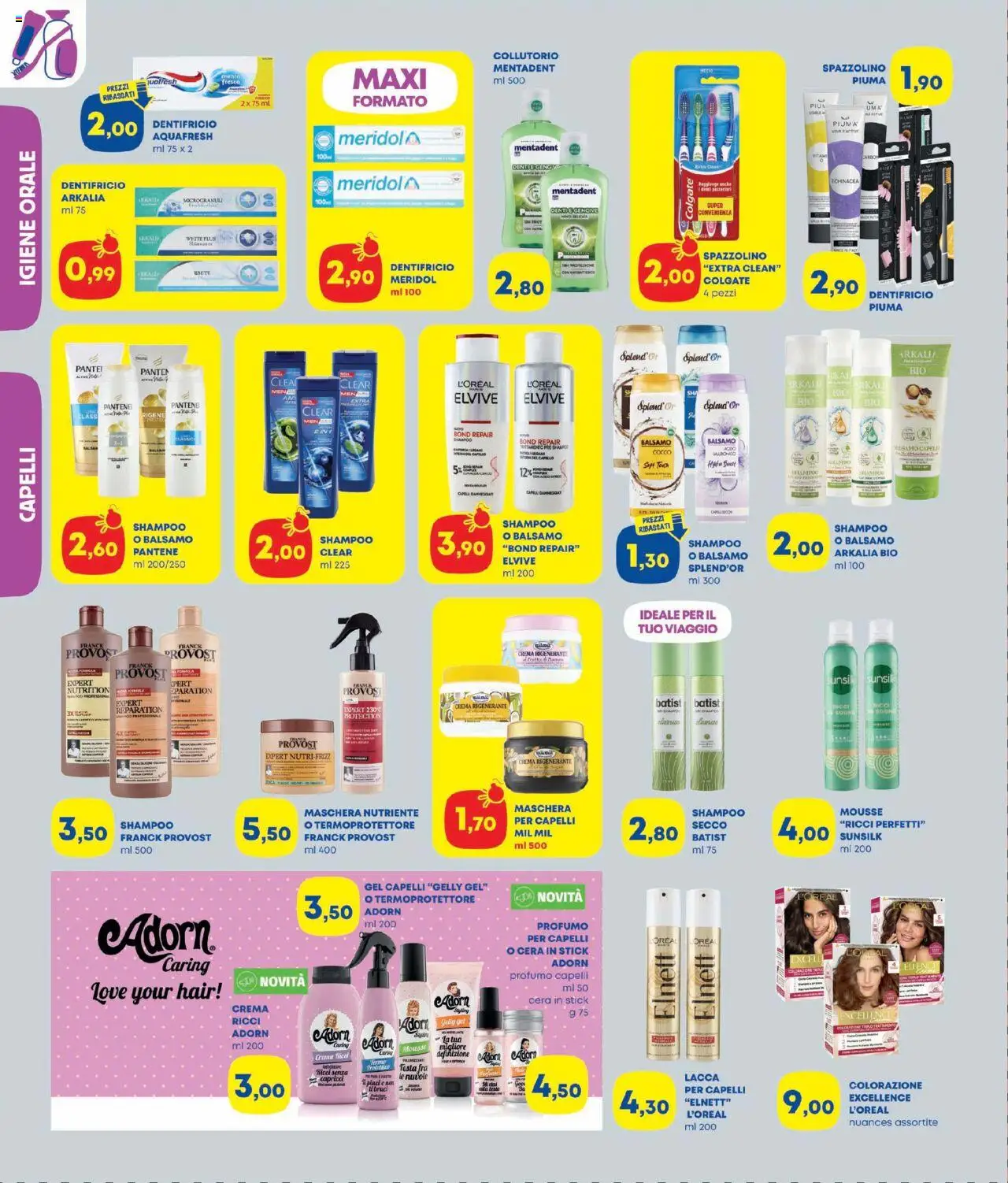 Volantino Panorama del 07.08.2025 | Pagina: 2 | Prodotti: Crema, Collutorio, Gel capelli, Profumo