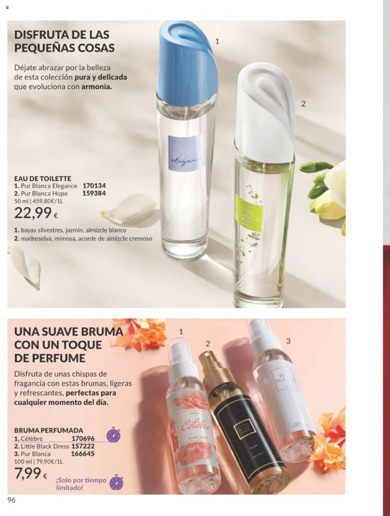 Catálogo AVON campaña 7 │ válido desde el 01.07.2025 | Página: 96 | Productos: Perfume, Fragancia, Eau de toilette, Bruma perfumada