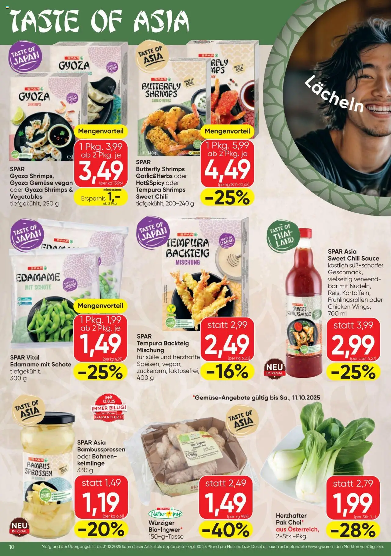 Spar Flugblatt gültig ab 09.10.2025 | Seite: 10 | Produkte: Gemüse, Chili, Sitruunanpuristin, Regal
