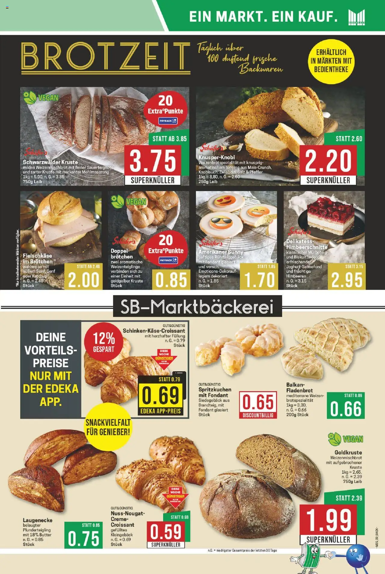 Marktkauf Prospekt 	 - gültig ab dem 25.08.2025 | Seite: 9 | Produkte: Himbeeren, Butter, Croissant, Pfeffer