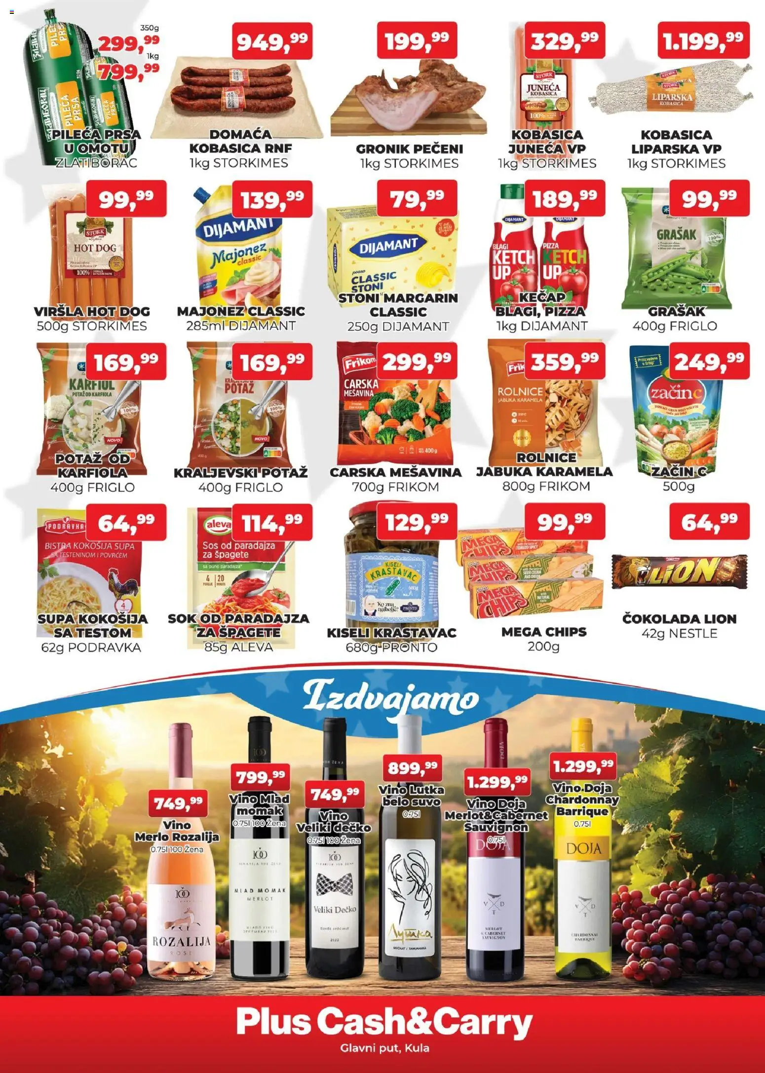 Plus Cash & Carry katalog - važi od 23.01.2026 | Strana: 2 | Proizvode: Majonez, Chardonnay, Karfiol, Hot dog