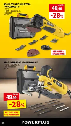 Hubo folder - Voorbeeld van een folder van Hubo, geldig van 01.11.2025 | Pagina: 16 | Producten: Koffer