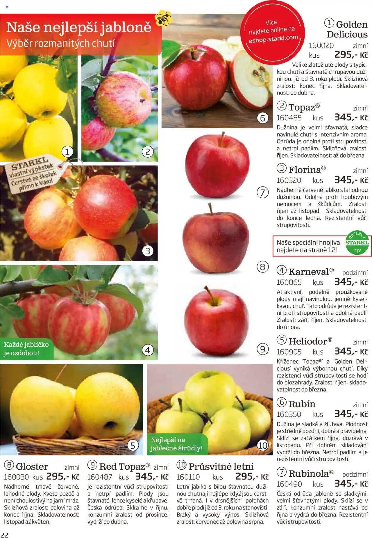 Starkl katalog podzim 2025 od 01.08.2025 | Strana: 22 | Produkty: Jablka