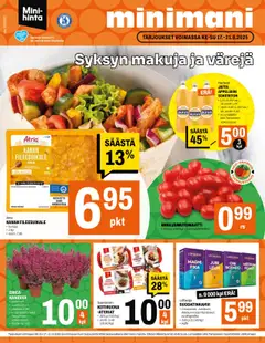 Minimani-mainoslehti voimassa 17.09.2025 alkaen