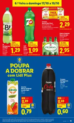 Pré-visualização Pedras Salgadas Água com gás, Pack 6x330 ml, 1 L = 1.49, Por tempo limitado válido de 13.10.2025 | Página: 35