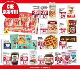Volantino Il Gigante del 24.07.2025 | Pagina: 34 | Prodotti: Pane, Riso, Frutta, Crostatine
